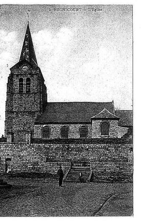 Église et cimetière avant 1914