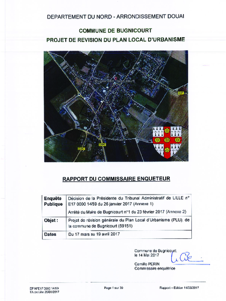 Rapport du CE PLU Bugnicourt 15-05-2017