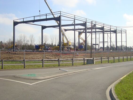 Travaux de construction du magasin Leclerc Travaux de construction du magasin Leclerc