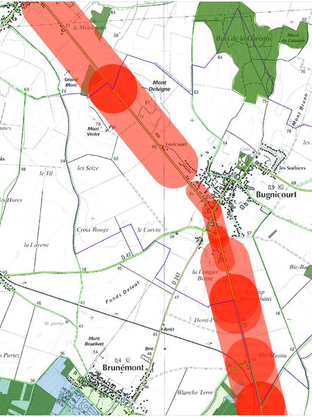 PLU Bugnicourt PAC carte environnementale