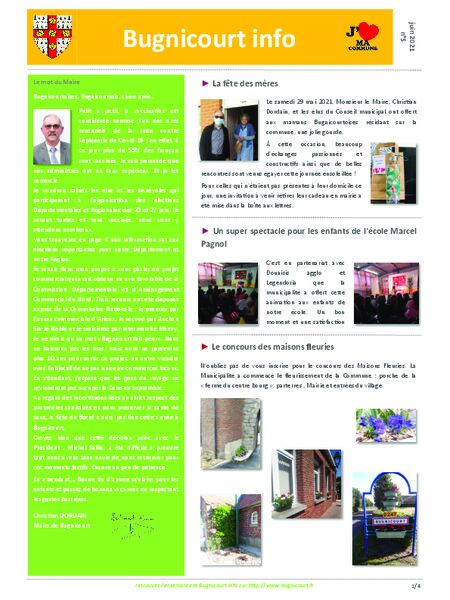 Bugnicourt info n°5 Juin 2021
