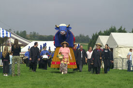 Bugnus lors de la fête du boeuf