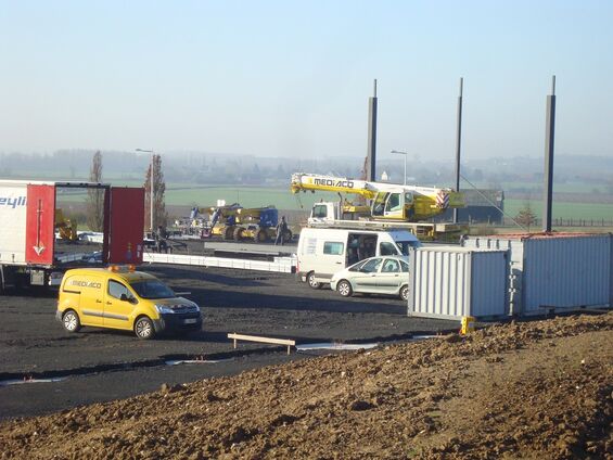 Travaux de construction du magasin Leclerc Travaux de construction du magasin Leclerc