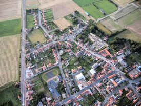 Vue globale coté Rue Nouvelle, Chemin de Goeulzin, Rue du bois Vue globale coté Rue Nouvelle, Chemin de Goeulzin, Rue du bois
