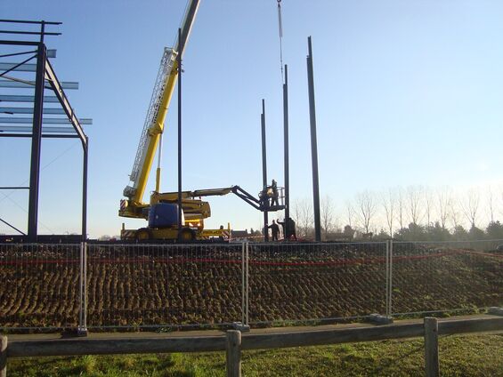 Travaux de construction du magasin Leclerc Travaux de construction du magasin Leclerc