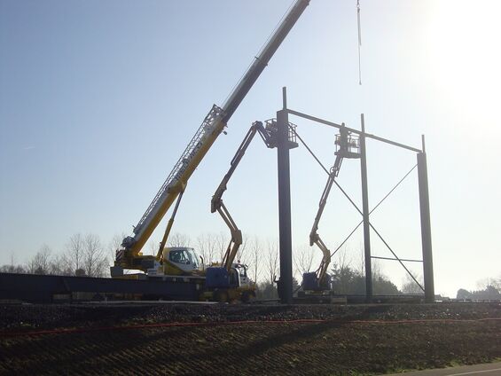 Travaux de construction du magasin Leclerc Travaux de construction du magasin Leclerc