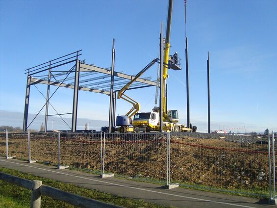 Travaux de construction du magasin Leclerc Travaux de construction du magasin Leclerc